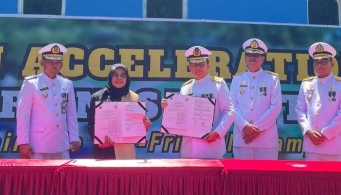 Pemkab Dharmasraya dan BPSDMP Kemenhub Jalin Kerja Sama Pengembangan SDM Transportasi
