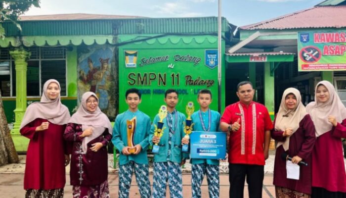 Harumkan Nama Sekolah, SMPN 11 Padang Kantongi Prestasi Berbagai Bidang