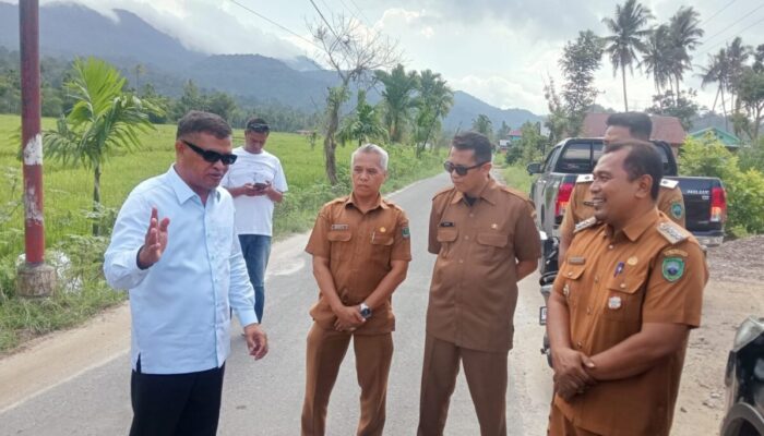 Khairuddin Simanjuntak Tinjau Ruas Jalan Kumpulan Padang Sawah, Pastikan Perbaikan Segera Dimulai