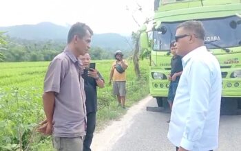 Khairuddin Simanjuntak Geram, Tegur Truk Bermuatan Berat di Ruas Jalan Kumpulan – Padang Sawah