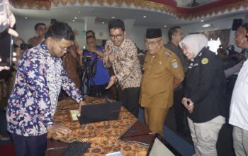 Pemkab Pasbar Launching dan Sosialisasi e-Voting Pilwana