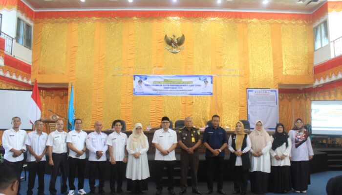Pemda Pasbar gelar Rakor dan Penandatanganan Komitmen bersama penyelenggaraan SPMB