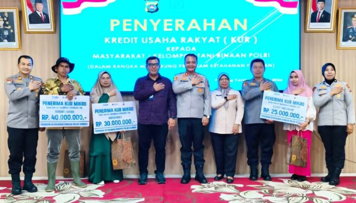 BRI Padang Panjang dan Polda Sumbar Perkuat Ketahanan Pangan Lewat Penyaluran KUR Mikro
