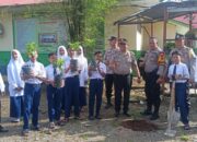 MTsN 4 Pasaman Lokasi Penanaman Bibit Pohon Peringatan Hardiknas Polsek Bonjol
