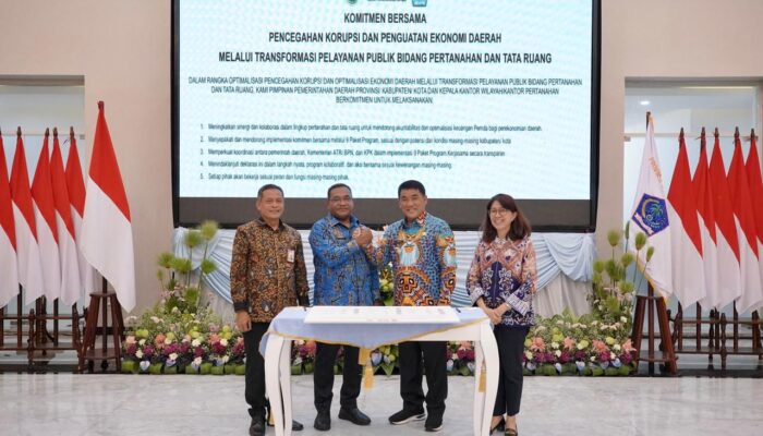 ATR/BPN MoU dengan Pemprov Aceh, Perkuat Tata Kelola Pertanahan
