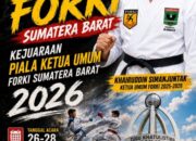 Kejurda FORKI Sumbar 2026 Digelar di Pasaman, Targetkan 1.000 Kohai dan Jadi Ajang Pra Porprov