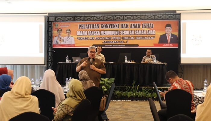 Ketua DPRD Sumbar Ajak Semua Pihak Perkuat Kolaborasi Wujudkan Sekolah Ramah Anak