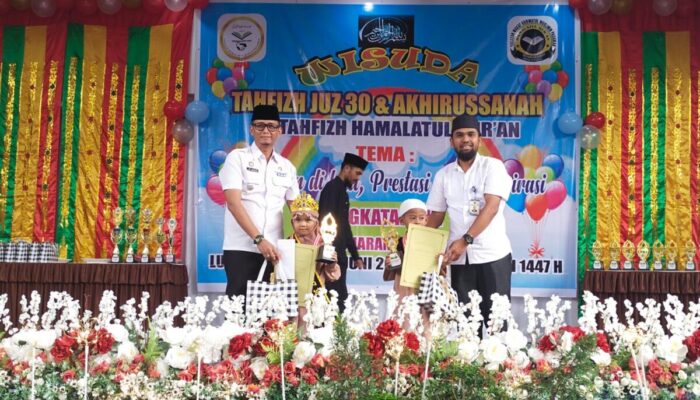 37 Siswa TK Tahfizh Hamalatul Qur’an Diwisuda, Siap Lanjutkan Pendidikan dengan Bekal Al-Qur’an dan Akhlak