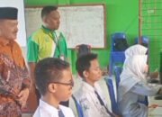 Kepala MTsN 6 Padang Monitoring Pelaksanaan OSN 