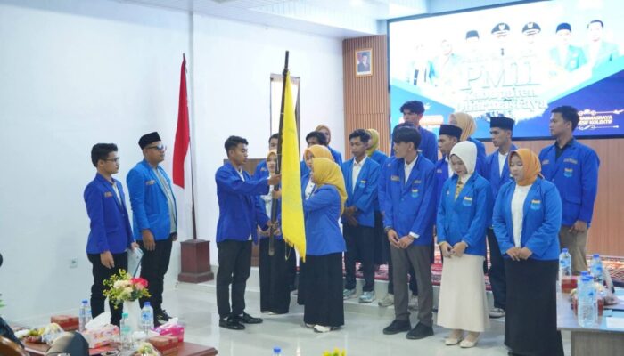 Pengukuhan Pengurus PMII Dharmasraya Dihadiri Bupati
