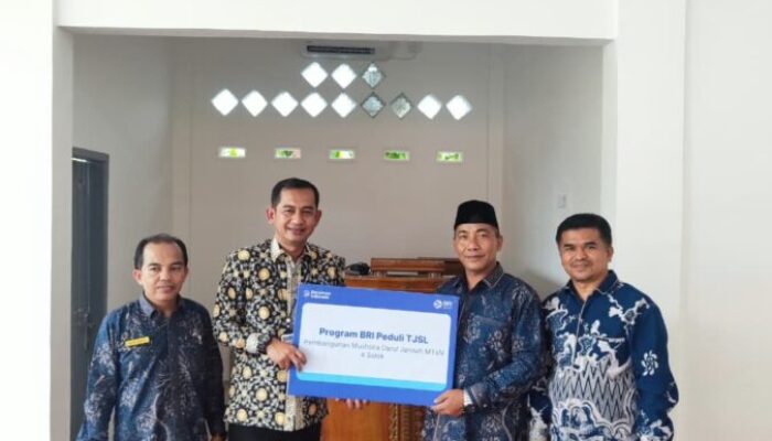 BRI Bantu Pembangunan Musala Darul Jannah, Perkuat Pendidikan Berkarakter di MTsN 4 Solok