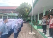 Bhabin Kamtibmas Polsek Kuranji Berikan Motivasi dan Arahan kepada Murid MTsN 2 Padang