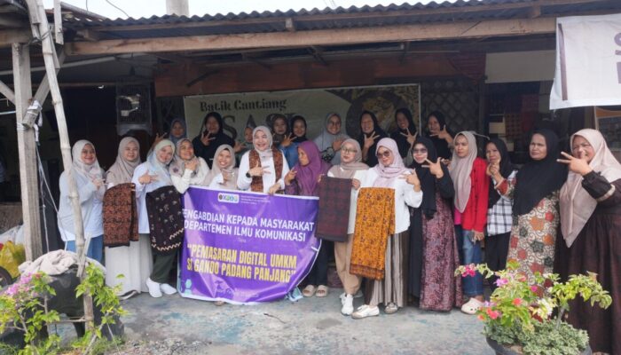 Perkuat Daya Saing UMKM,Departemen Ilmu Komunikasi FISIP UNAND Bekali Batik Canting Asasi Ilmu Branding dan Promosi Digital
