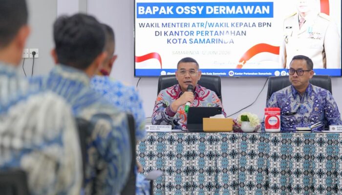 Wamen Ossy: ATR/BPN Harus jadi Solusi atas Pembangunan di Kalimantan Timur