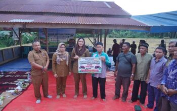 Pemkab Dharmasraya Serahkan Bantuan Alsintan dan Benih Padi pada Kelompok Tani di Sitiung