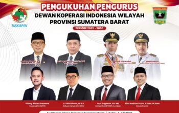 Pengukuhan Dekopinwil Sumbar Bakal Dihadiri Menteri Koperasi, Diawali Rakor bersama Wagub Vasco
