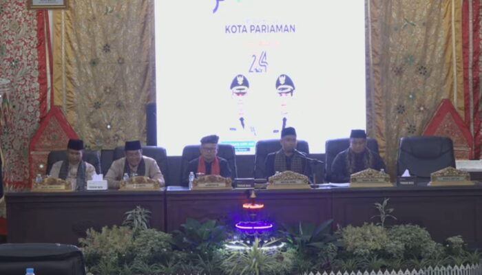 Rapat Paripurna HUT ke-24 Jadi Momentum Perkuat Komitmen Pembangunan Kota Pariaman