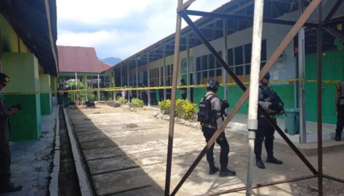 Diduga Bom Molotov Meledak di MAN 3 Padang, Gegana Sterilisasi Lokasi