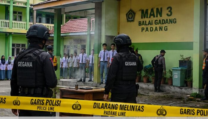 Belajar dari YouTube, Siswa MAN 3 Padang Diduga Rakit Empat Bom Molotov