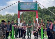 Jembatan Perintis Garuda Diresmikan, Dandim 0304/Agam Buka Akses Baru Warga Paraman