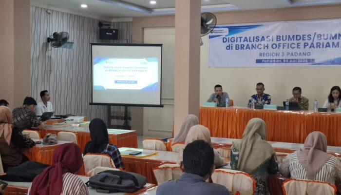 BRI Cabang Pariaman Percepat Transformasi Digital BUMDes/BUMNag Menuju Desa Mandiri