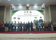 Pemkab Dharmasraya Sambut Dandim Baru, Lepas Lekol CZI Joko Stradono Menuju Waaslog Kodam XX/TIB