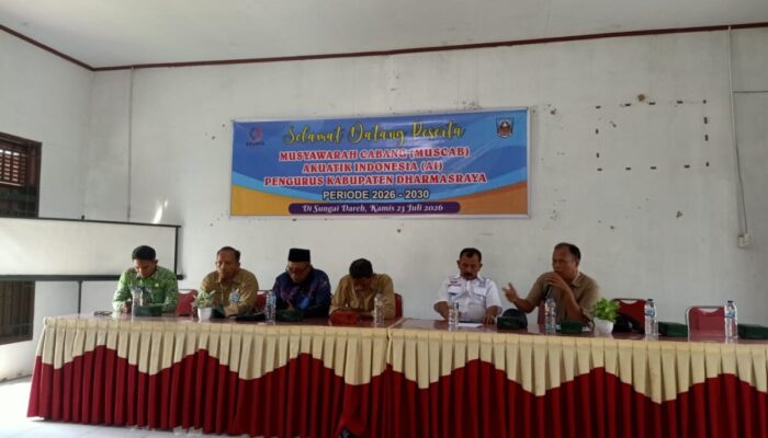 Syaiful Anif Terpilih Aklamasi Pimpin Akuatik Indonesia Dharmasraya Periode Baru