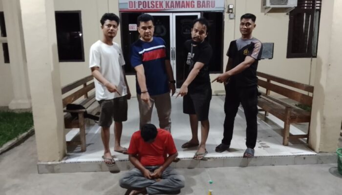 Tim Gabungan Polsek Kamang Baru Ringkus Terduga Pengedar Sabu di Muaro Takuang