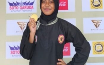 Syakira Siswi MTsN 1 Agam Raih Dua Medali Emas Kejuaraan Pencak Silat 