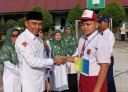 Hari Pertama Masuk Madrasah, Kakankemenag Buka Matamuda dan Beri Motivasi Murid Baru MTsN 12 Tanah Datar