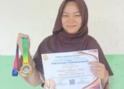 Hebat! Zaskia Humaira Siswi MAN 2 Sijunjung Raih Medali Emas