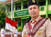 Hari Pertama Pembelajaran Efektif, Kepala MAN 4 Tanah Datar Ajak Murid Berdisiplin dan Berakhlak Mulia, Sekaligus Lepas Guru Purnabakti.