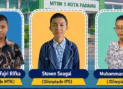 Tiga Murid MTsN 1 Padang  Lolos pada Semua Bidang OSN-P 2026