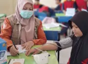 Puskesmas Kapau Periksa Kesehatan dan Cek Kebugaran Murid Kelas VII MTsN 1 Agam