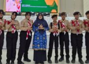 Delapan Murid MTsN 1 Pasaman Dikukuhkan Jadi Pramuka Penggalang Garuda oleh Bupati