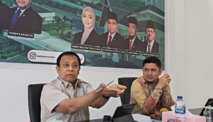 Muslim M. Yatim Tampung Aspirasi METI, Bahas Masa Depan Energi Bersih Sumbar