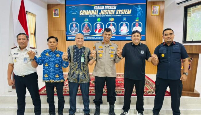 Polres Dharmasraya Perkuat Sinergi Aparat Penegak Hukum Hadapi Implementasi KUHAP Baru
