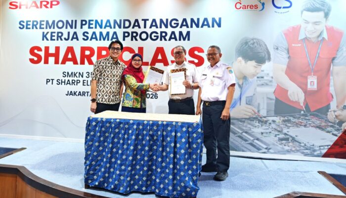 Sharp Indonesia Perkuat Pendidikan Vokasi, Siapkan Talenta Industri Masa Depan melalui Program Sharp Class