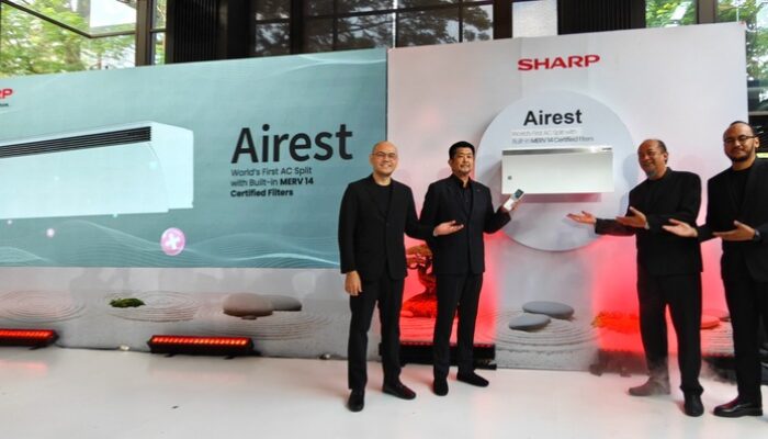 Sharp Indonesia Luncurkan AIREST, AC Split Pertama di Dunia dengan MERV 14 Certified Filter