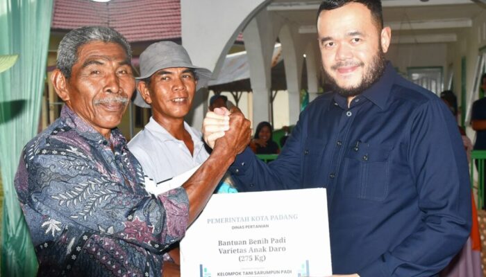 Pemko Padang Luncurkan Program Padang Mandiri Benih Padi, Dorong Kemandirian Benih Lokal