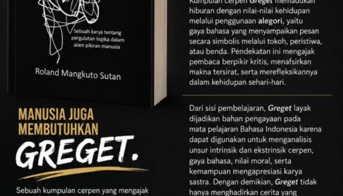 Dari Jurnalis ke Penulis Buku, Roland Mangkuto Sutan Luncurkan GREGET
