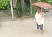 Hujan Deras Picu Banjir di Nagari Sungai Batang