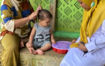 Kampung Zakat Nagari Ampalu Bergerak Lawan Stunting, 16 Balita Terima Paket Makan Bergizi Selama 60 Hari