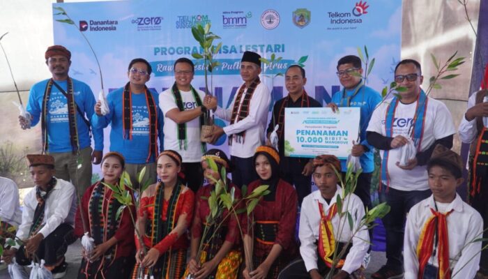TelkomGroup Tanam 20 Ribu Mangrove, Menumbuhkan Ketahanan Ekosistem Pesisir