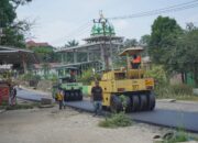 Belasan Tahun Rusak, Jalan Sungai Rumbai Timur-Blok D Siitung II Mulai Diaspal