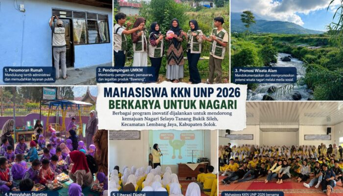Mahasiswa KKN UNP Jalankan Lima Program Pemberdayaan di Nagari Selayo Tanang Bukik Sileh