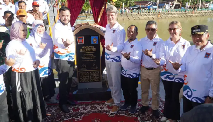 Peresmian Jembatan Hildesheim Perkuat Simbol Persahabatan Padang-Hildesheim