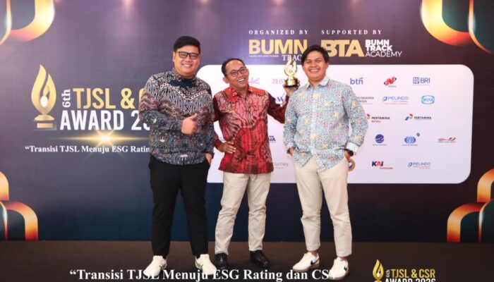Pertamina Sumbagut Raih Predikat Platinum TSJL & CSR Award 2026, Bukti Nyata Komitmen Keberlanjutan