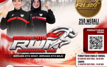 Merah Putih Run Dharmasraya Diserbu Peminat, Dalam Tempo setengah Jam Pendaftar Mencapai 800 Orang Peserta
