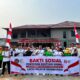 Lapas Kelas III Dharmasraya Gelar Touring dan Bakti Sosial, Berbagi Sembako ke Panti Asuhan Fastabiqul Khairat